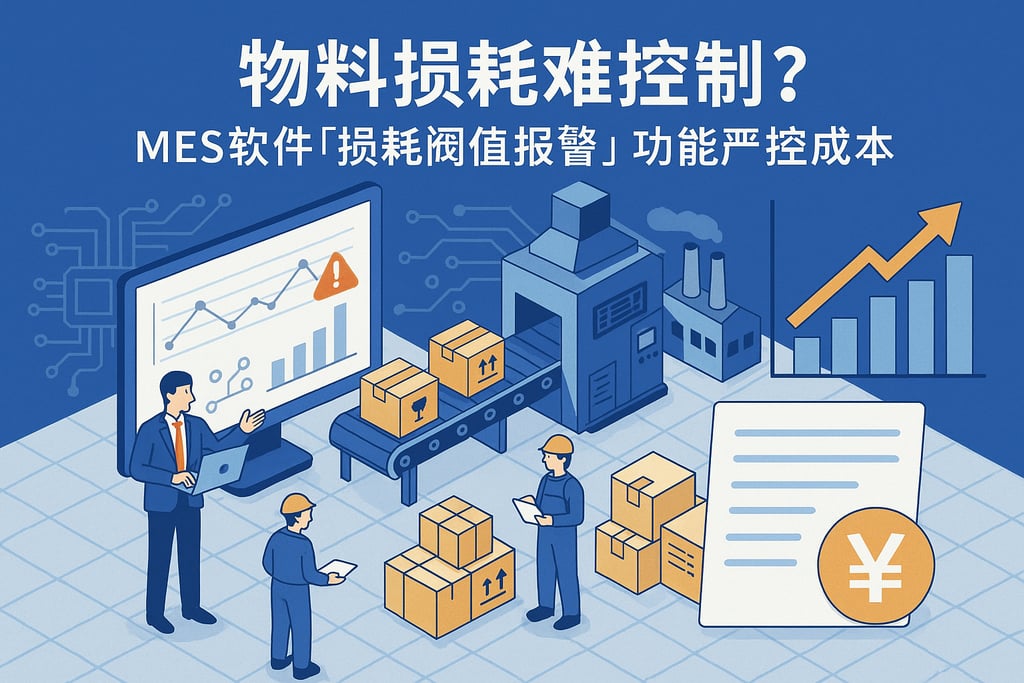 物料损耗难控制？MES 软件「损耗阈值报警」功能严控成本